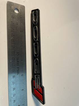 68325386aa Mopar Used Oem Dodge Front Grille Emblem Nameplate 2018-24 Durango