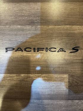 68471190aa Mopar 2020-2025 Pacifica S Emblem Nameplate Badge Liftgate Genuine