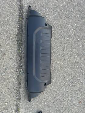 6bu42rxfab Mopar 18-24 Wrangler Jl Front Bumper Air Dam Oe Plastic Skid Plate Jeep Oem With Screws