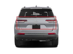7gl07tzzab Mopar Oem Primed Rear Plate Light Panel 2021-2024 Jeep Grand Cherokee L