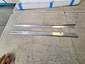 National Chevy Association 704d 1953 1954 Sedan Delivery Sill Plates Brushed Aluminum Never Installed