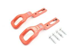 199.da1524 Nissan 22-24 Frontier Pro-x Pair Of Front Red Tow Hooks