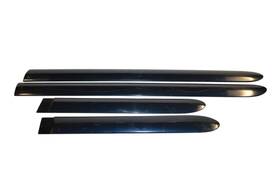 828707s000 Nissan 04-15 Armada Front Rear Side Molding Trim Oem Blue Door Set Of 4