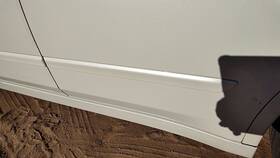 82871ja01e Nissan 07-12 Altima Driver Left Rear Moulding From Door Back Trim Strip White Qx3