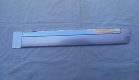 82871zv60e Nissan 2010-2015 Armada Door Molding Rear Driver Side Silver With Chrome