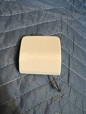 850101ea0a Nissan 370z Oem Trim Cap Bumper Cover Tow Hook Rear Qab White