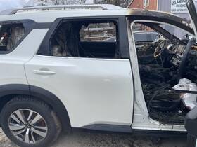G65146tama Nissan 2022-2024 Pathfinder Right Rocker With Post White Pc Qab At Awd 19k Sl 62378