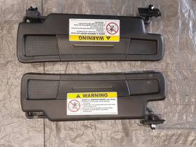 1718100210 Oem 2005-2011 Mercedes Slk 350 Slk280 Left And Right Sun Visor Sunvisor Mirror Set