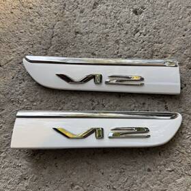 2156900362 Oem 00-06 Mercedes Cl600 V12 W215 Front Left And Right Side Bumper Molding