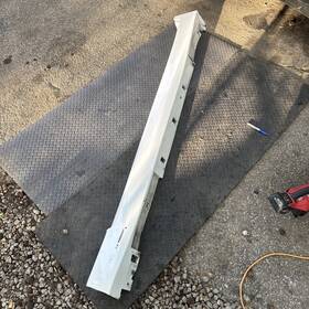 Oem 768514ga6a Infiniti Q50 14-24 Left Driver Rocker Panel Side Skirt Molding Trim White