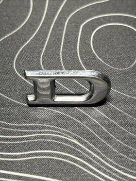1606-dd Oem Ford 40153 Nos Metal 1970s Chrome Letter Inch D Emblem /