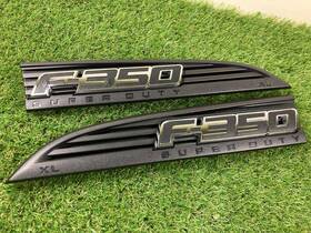 Bc34-35000a72-ab Oem Ford 11-16 F350 Super Duty Xl L&r Side Fender Emblems Badge Grille Trim