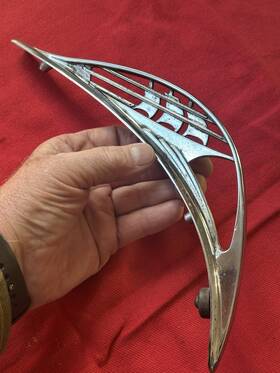 741919 Oem Mopar Original 1937 Plymouth Coupe Hood Ornament Art Deco Three Sail Ship Usa 741919 Oem Mopar Original 1937 Plymouth Coupe Hood Ornament Art Deco Three Sail Ship Usa