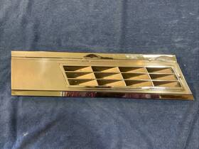 395287 Oldsmobile 67 Delta 88 Custom Left Front Fender Molding Trim Chrome Side Vent Louver &bezel