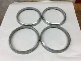 586805 Oldsmobile 1963 98 Headlight Bezels Trim Full Set Of Four Nice Condition