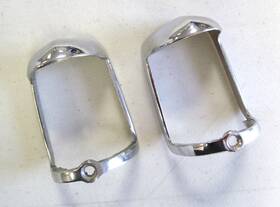 5939633 Oldsmobile 1950 1951 88 Nos Gm Chrome Backup Light Bezel Trim Set