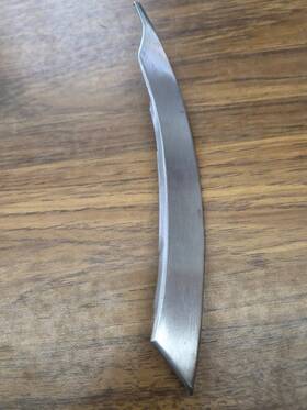3634168 Original Gm Cadillac Very Nice 76-79 Seville Lh Front Fender Upper Rear Molding