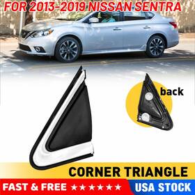 Hsjsjb-sentra-13-19l Oxilam Front Left Side Fender Trim/mirror Finisher For Nissan Sentra 13-19 96319-3sg0a