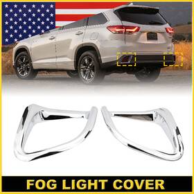 Xpd-wdk-89911 Oxilam For 2014-2019 Toyota Highlander Rear Lh Rh Reflector Fog Light Cover Decor Trims