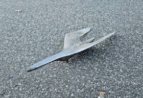 6478502 Packard 1956 Senior 400 Hood Ornament Chrome Jet