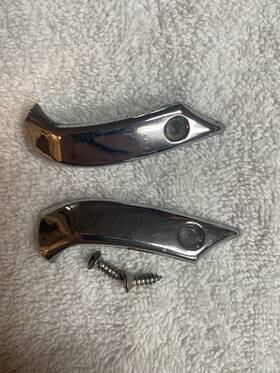 12-d-74 Plymouth 1974 Duster 1/2 Vinyl Top Lower Pillar Chrome Moldings Ships Free 12-d-74 Plymouth 1974 Duster 1/2 Vinyl Top Lower Pillar Chrome Moldings Ships Free