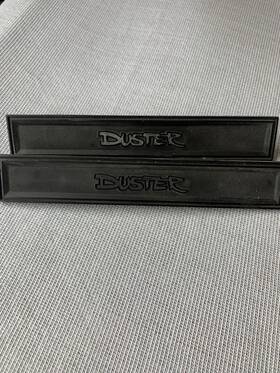 3499375 Plymouth 3693021 1970-72 Oem Duster Door Panel Name Plates #3499375
