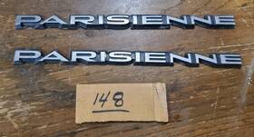 20576649 Pontiac 2 1977-1984 Parisienne Door Name Plate Nameplate Oem Emblem Vntg