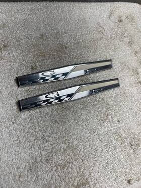 4888834 Pontiac 1963 Grand Prix Inner Door Emblems - #4888834 Pair Oem