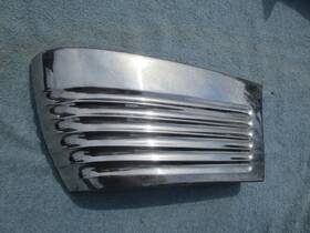49silver Pontiac 1949 1950 1951 1952 Silver Streak Chieftain 4 Door Rear Gravel Shield