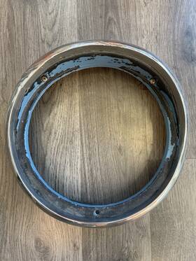 5947744 Pontiac 1957 Headlight Bezel Trim Ring 06-2