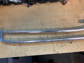 9787101 Pontiac 9787100 1967 Gto Upper Front Grille Moulding Rh Lh