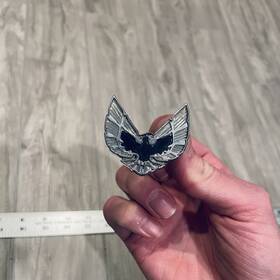 Em12782f Pontiac 1970-81 Firebird / Trans Am Sail Panel Fender Bird Emblem 73 Badge Ornament Oe