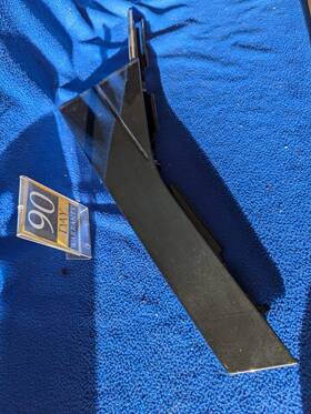 7p5853589h Porsche Cayenne Rear Left Door Window C Pillar Applique Molding Oem 2011-2018