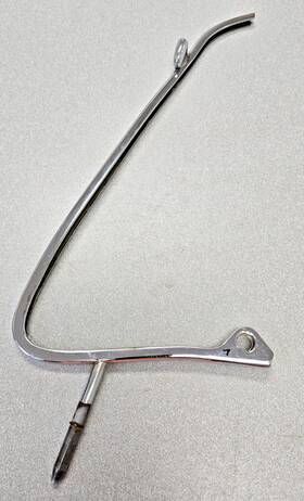 90154205520 Porsche Used Original 911 912 Swb Drivers Door Chrome Vent Frame Bent #7 Nla