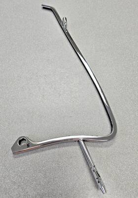 90154205640 Porsche Used Original 911 912 Targa Passengers Door Chrome Vent Frame Nla #5