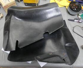 91150396500 Porsche 1982-89 930 Turbo Slantnose M505 M506 Under Fender Headlight Protectors