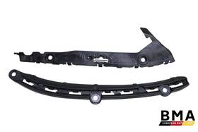 982854945 Porsche 718 Cayman Rear Left Side Skirt Rocker Panel Bracket Set 2017 - 2024 Oem