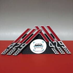 F6df701b-ff2c-4 Project Howe Custom 327 Emblem Set - 1966-67 Ford Fairlane Badge 3d Printed