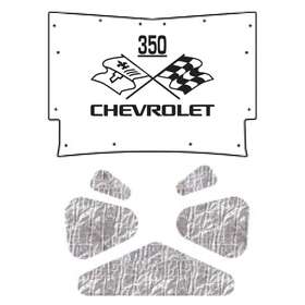 5960-cuhc Quietride Solutions Hood Insulation Pad Heat Shield For 1959-1960 Chevrolet Under Cover With Ceid-350