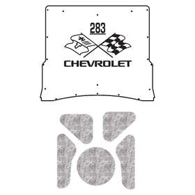7375el-cuhc Quietride Solutions Hood Insulation Pad Heat Shield For 1973-1975 Chevrolet El Camino Ceid-283