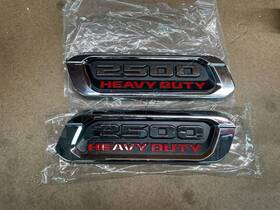 P68362210ac Ram P68362209ac Takeoff Broken Tabs Oem Right Left Side 2500 Heavy Duty Emblem For 2019-2022