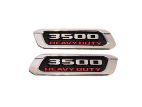 P68362218ac Ram 2019-2022 3500 Heavy Duty Front Hood Driver Passenger Chrome Emblems 19-22