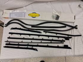 Wts-1074 Repops 1967 Camaro Coupe 10 Piece Authentic Superkit Window Guide Felt