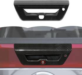 Rt-tcz 717097046100 For 15-20 Ford F150 Tailgate Rear Door Handle Cover Trim Carbon Fiber With Camera