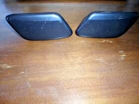 12756067 Saab 9-5 95 - Headlamp Headlight Washer Cap Cover Only Pair Metallic Navy Blue
