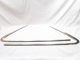 12776418 Saab 10-12 9-5 Ng Rear Left And Right Door Chrome C Pillar Moldings Pair