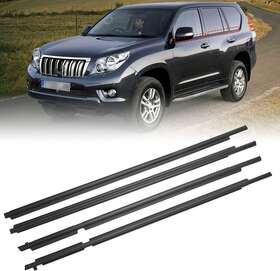 68161-35060 Sauto 4pcs Weatherstrip Window Moulding Trim Seal Belt For Toyota 2003-2009 4runner