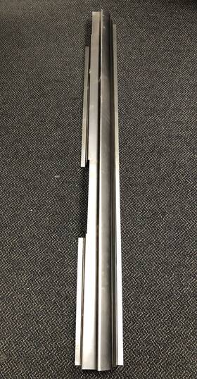 She405-04al Sherman Parts Left Hand Rocker Slip On Panel For 00-07 4 Door Focus