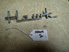 1314765 Studebaker Num 2 Inch Hawk Script 1956-61 Cars