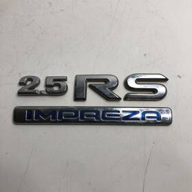 93073fe040 Subaru 02-05 Impreza 2.5 Rs Rear Trunk Emblem Letters Script Nameplate Badge Oem